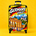 Germany Vibez Suitcase | Brandenburger Tor Neuschwanstein Luggage