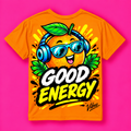 Good Energy Orange Character Kids Jersey | Sports Tee