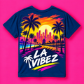 LA Vibez Palm Sunset Graphic Kids Jersey