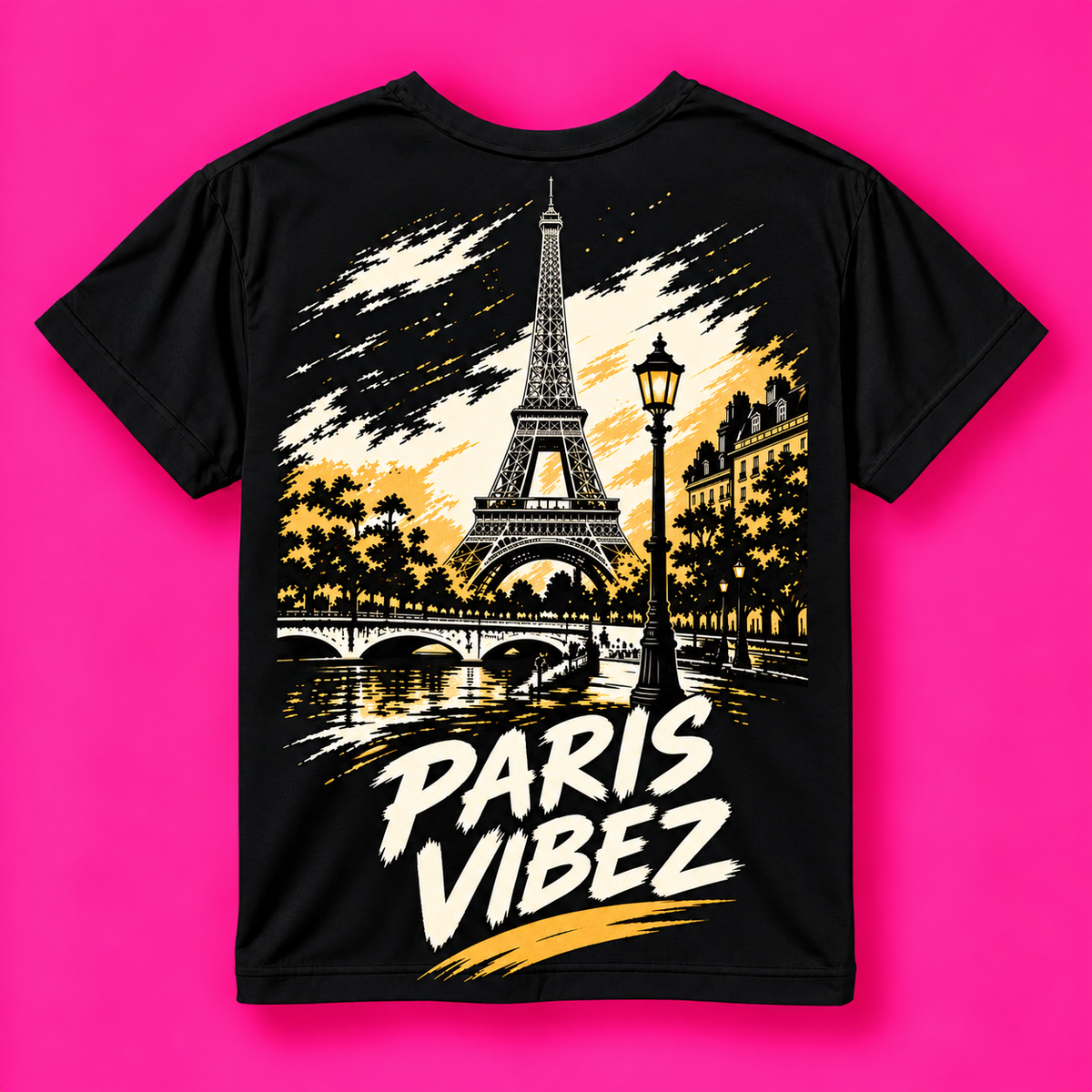 Paris Vibez Kids Jersey | Eiffel Tower Graphic