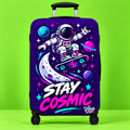 Stay Cosmic Astronaut Skateboard Luggage Cover | Space Moon Planets