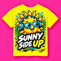Sunny Side Up Kids Jersey | Sun with Headphones Graphic