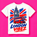 London Vibez Kids Jersey | Big Ben Double Decker Bus Union Jack
