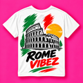 Rome Vibez Kids Jersey | Colosseum Italy skyline, Italian flag colors
