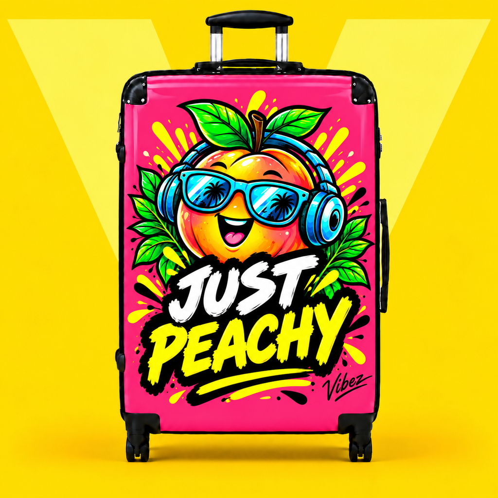 Just Peachy Peach Character Suitcase